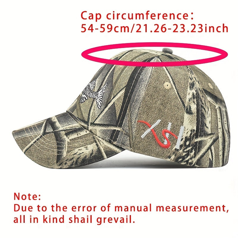 Fish Embroidery Peaked Cap Outdoor Fishing Baseball Cap For Men And Women