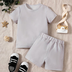 Boy's 2pcs T shirt & Shorts Set for Summer