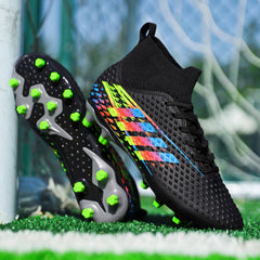 Boys High Top Non Slip Football Cleat With Spikes
