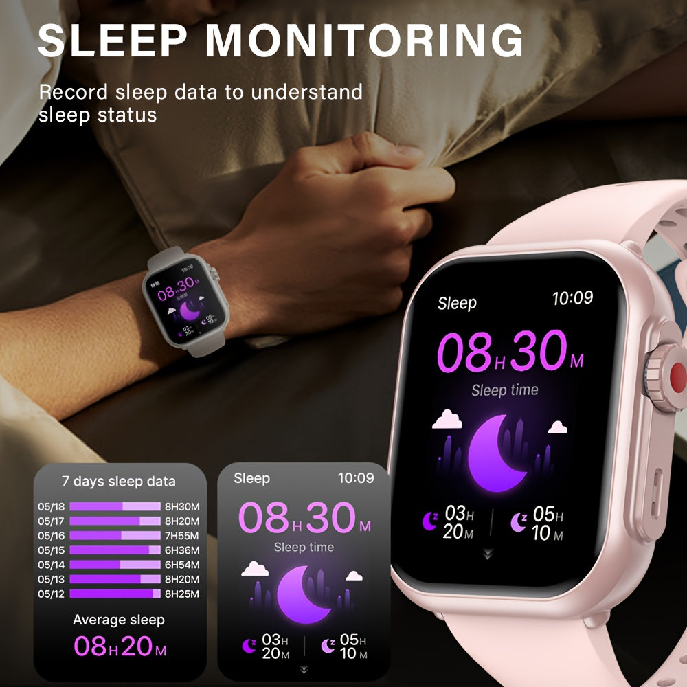 Smart Watch Sport Full Touch Screen Android Wireless Calling 1000 mAh
