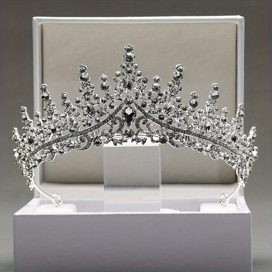 Baroque Classic Crystal Headband Crown Bridal Wedding Accessories