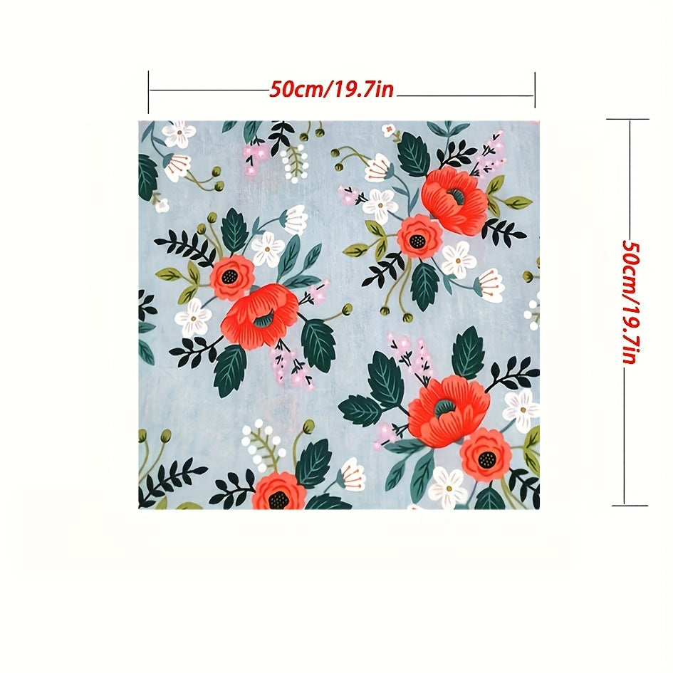 8pcs 100% Cotton Fabric Bundle Squares for Quilting DIY Patchwork