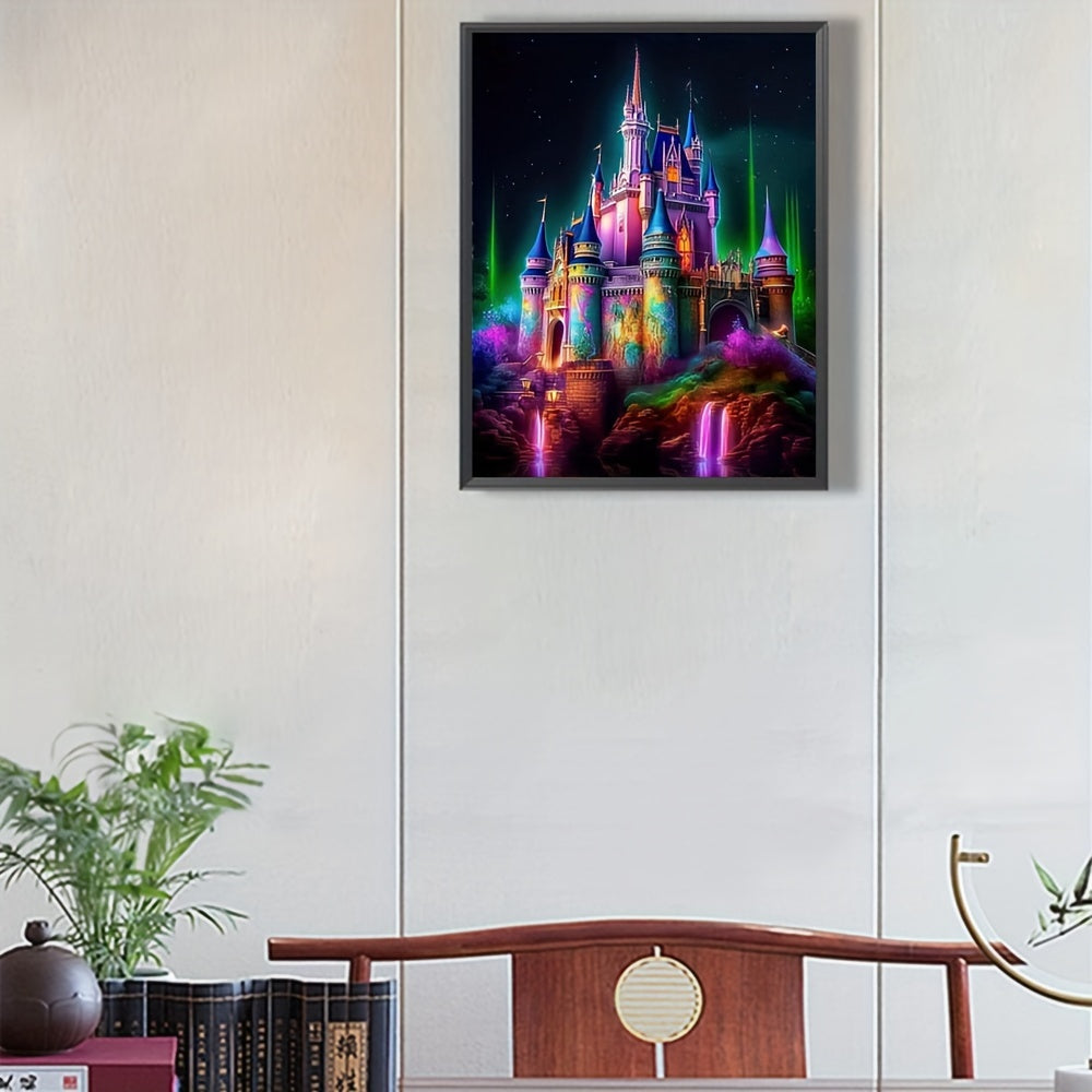 Castle Landscape Canvas Painting Poster for Home Wall Decor