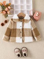 Autumn Baby Girls Fleece Furry Coat Warm Jacket