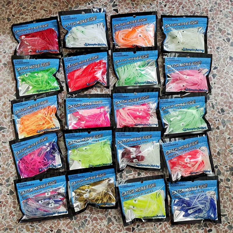 5pcs Luminous Fishing Lure Octopus Tackle