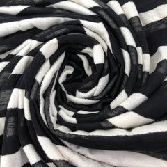 Candy Stripe Neck Scarf Block Stylish Women Warm Warp Style Neckerchief