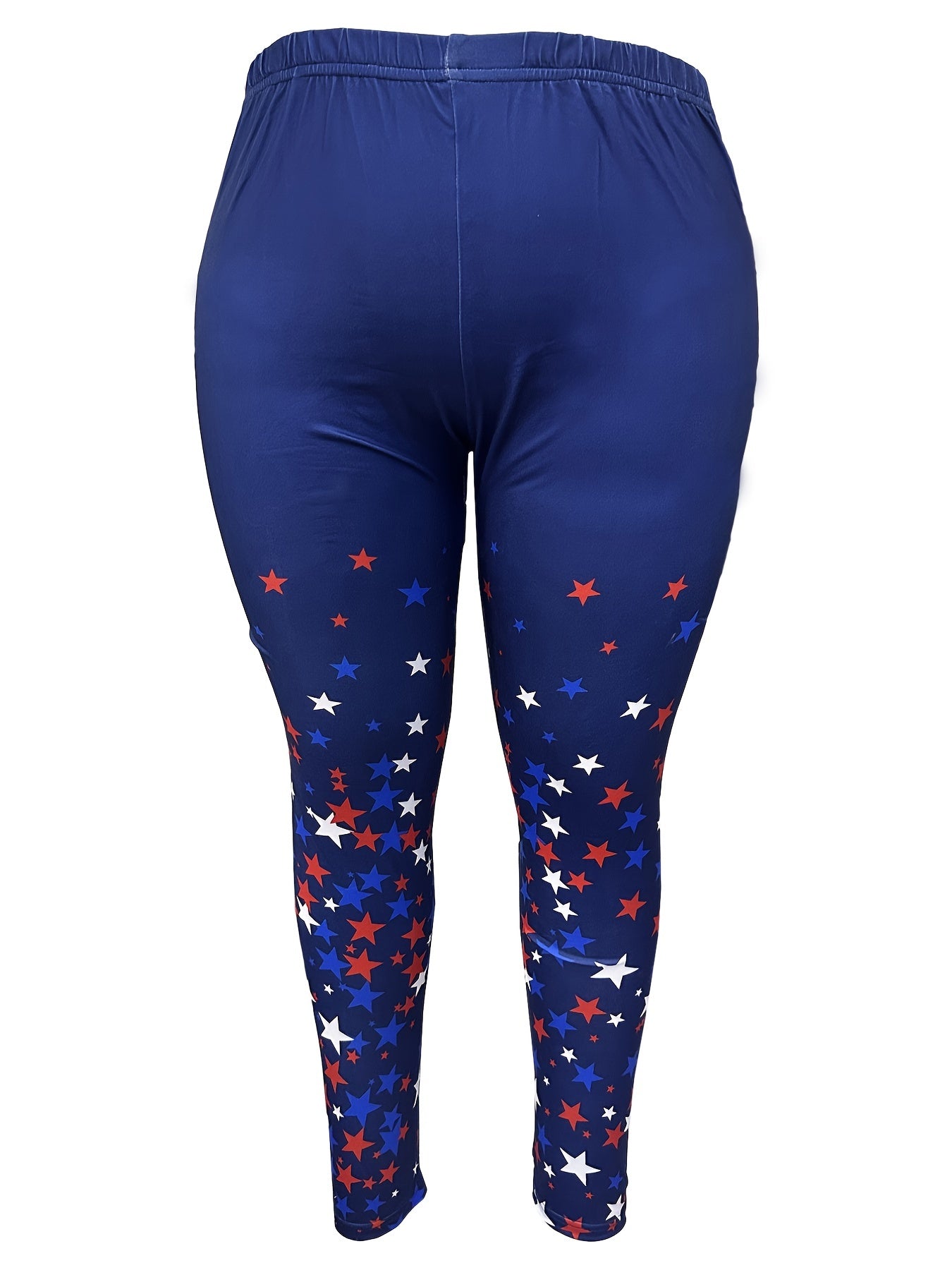 Star Print High Rise Leggings