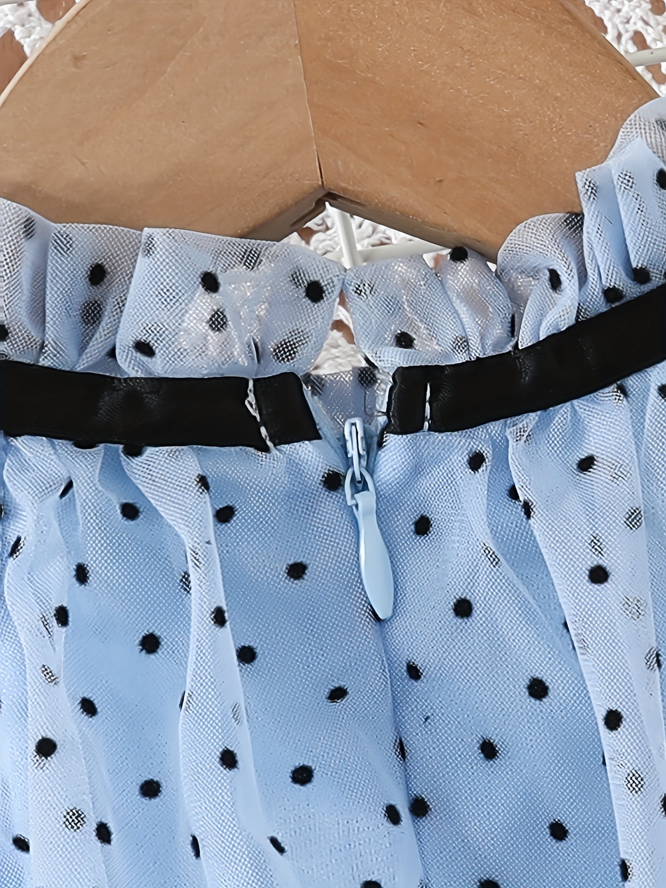 Grace Girls Polka Dots Halter Dress For Party