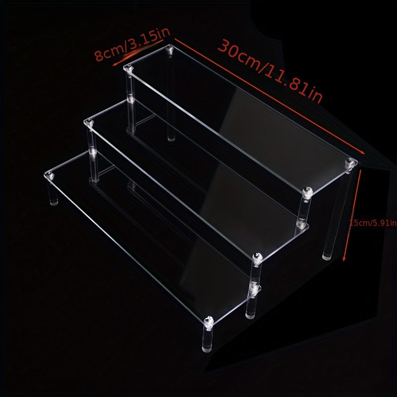 30cm Large Acrylic Display Riser Perfume Holder Organizer Handy Storage