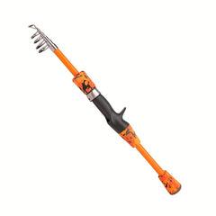 Telescopic Lure Rod 1.8m Straight Handle Portable Short Fishing Rod