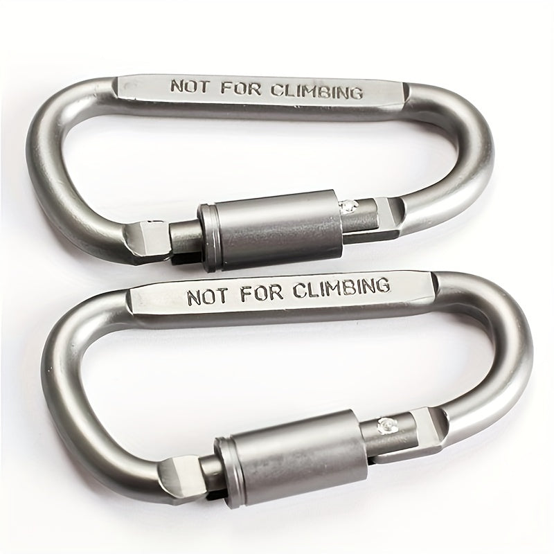 6pcs Aluminum Carabiners for Outdoor Activities