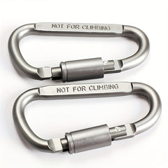 6pcs Aluminum Carabiners for Outdoor Activities