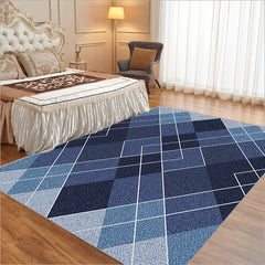 Fluffy Geometric Area Rugs For Living Room Scandinavian Style Large Rug