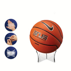 Ball Display Rack Football Holder Storage Rugby Basketball Stadium