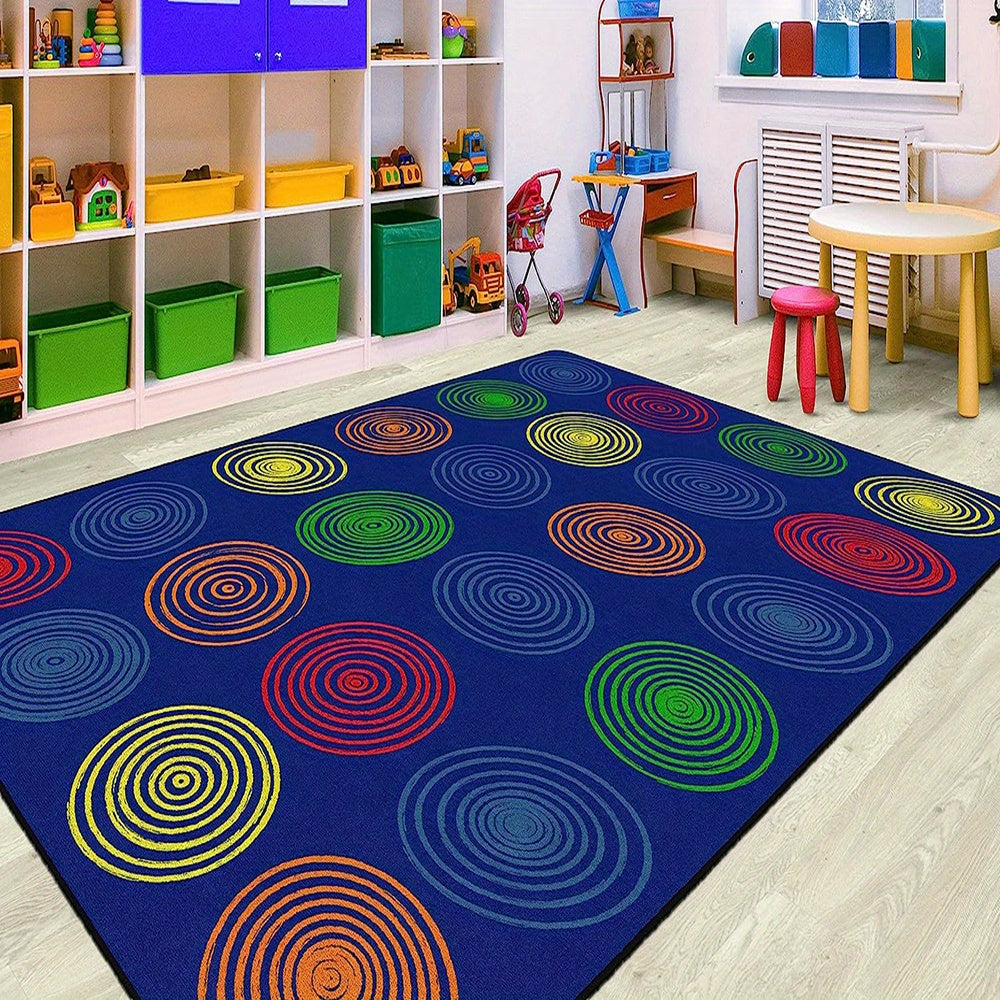 Large Classroom Carpets Elementary 24 Seats Children's Classroom Seating Rug