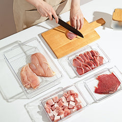 Transparent Container Refrigerator Fruit Storage Box Food Sealed Box
