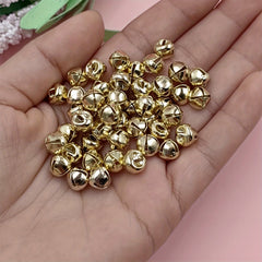 100Pcs Jingle Bells Charms DIY Christmas Home Decor Jewelry Craft Supplies