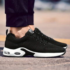 Men's Air Cushion Athletic Sneakers Lace-up Shoes