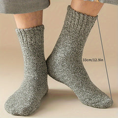 5 Pairs Warm Crew Socks Men Winter Outdoor Hiking Trekking Camping Fishing