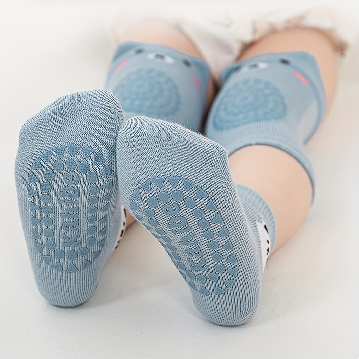 8 Pack Baby Knee Pads & Unisex Protective Socks