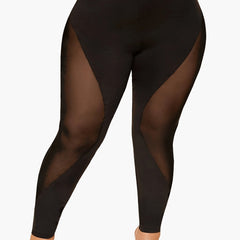 High Waist Mesh Yoga Leggings