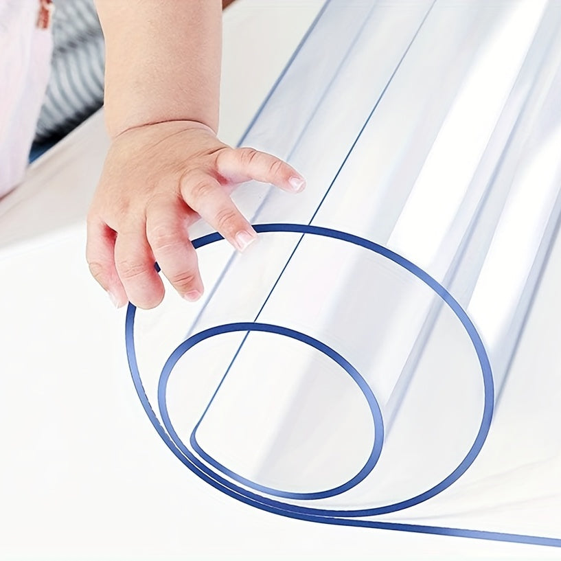 Clear Plastic Desk Protective Mat Ink Absorption PVC Cover