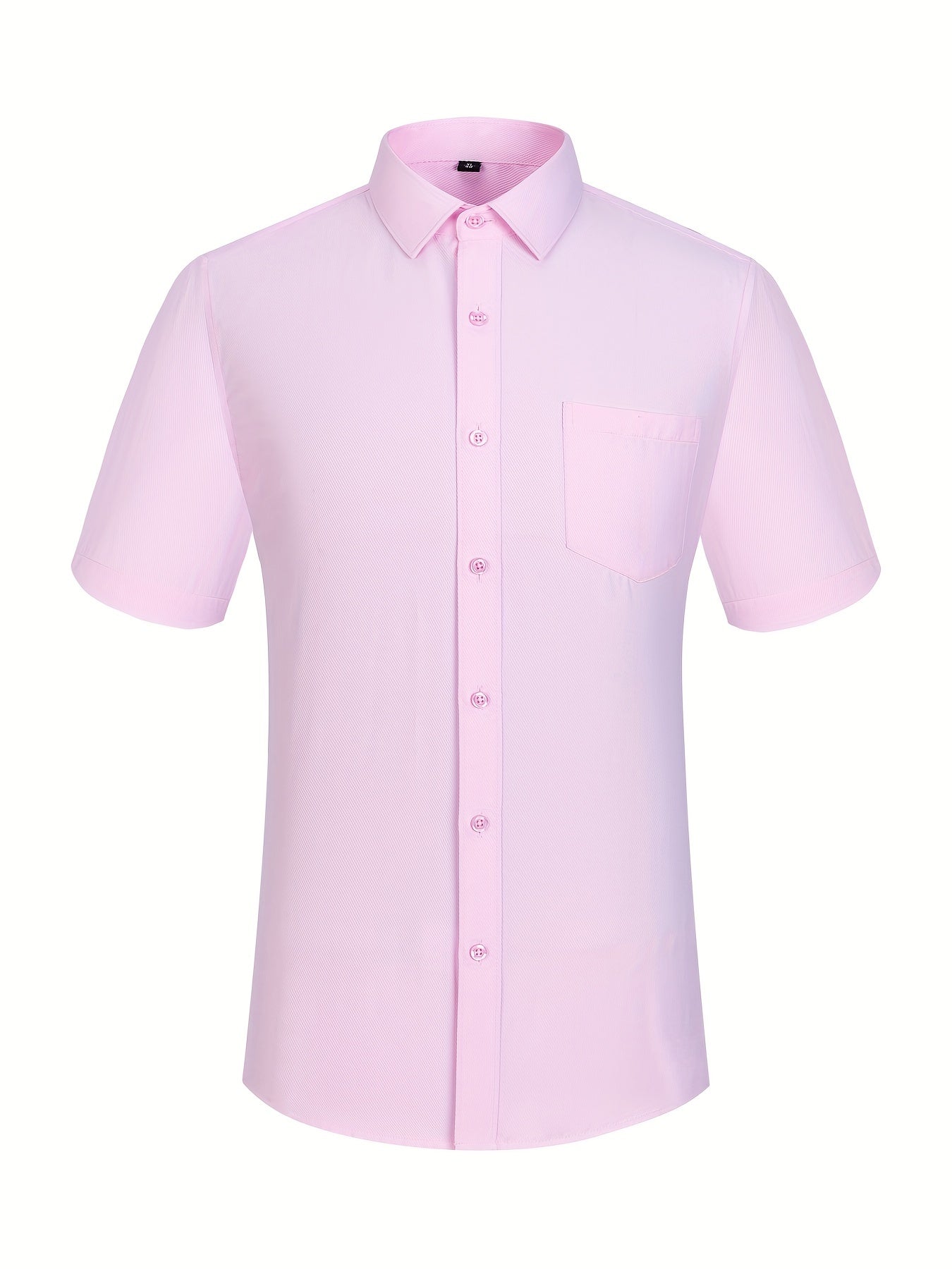 Men s Casual Short Sleeve Shirt With Pocket