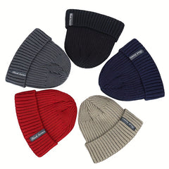 Beanies Velvet Knitted Warm Hat Ear Protection Hat Outdoor