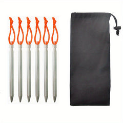 Aluminum Alloy Camping Tent Stakes for Backpacking & Canopies