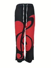 Hippie Straight Pants Men's Loose Baggy Trousers