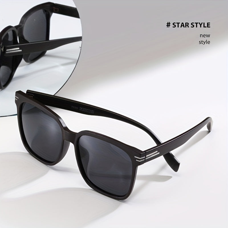 Square Polarized Sunglasses Men's Driving Sunshade UV Protection