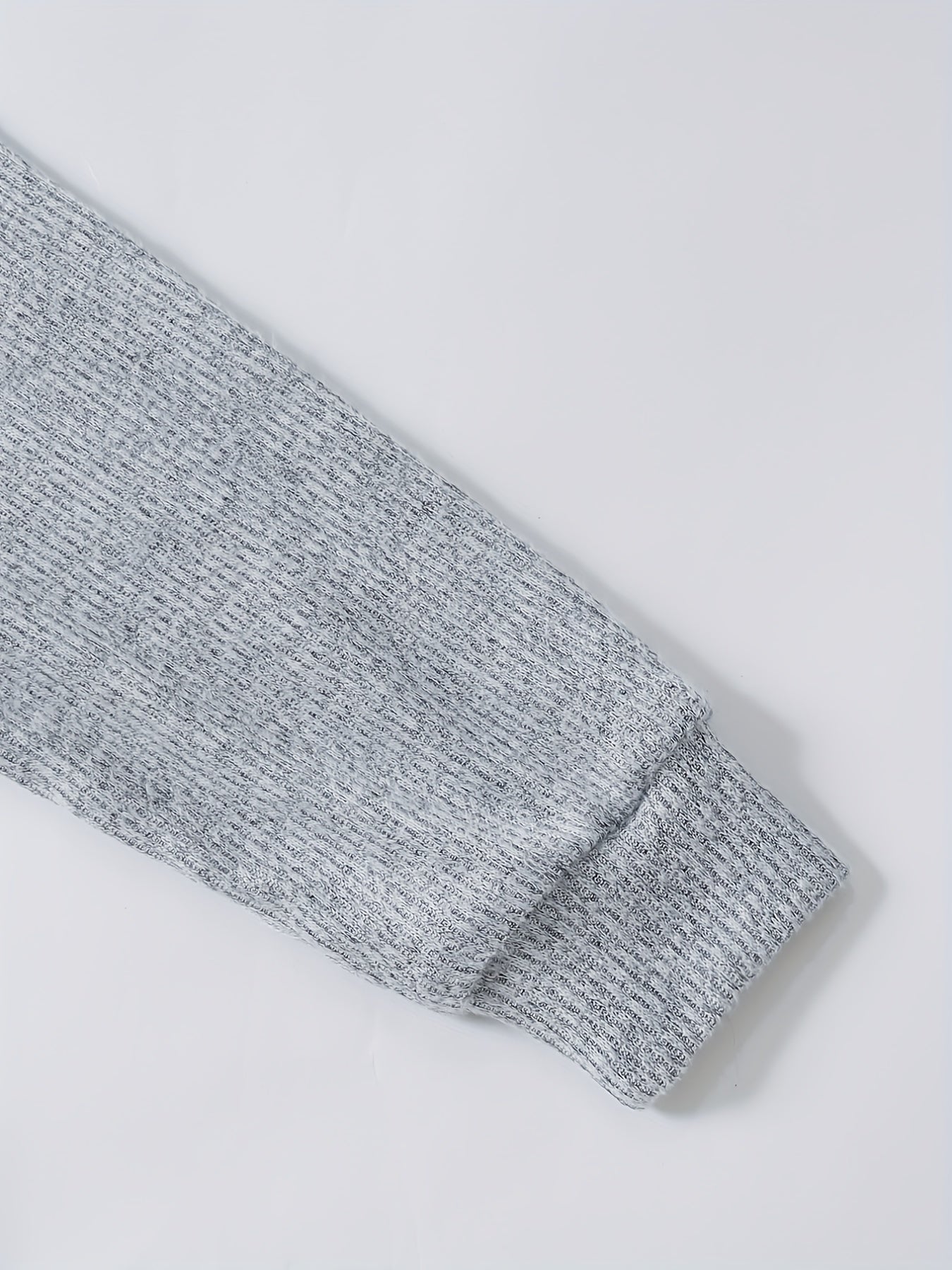 Boy's Ribbed Sweatshirt & Sweatpants Set Sporty Style Outfits