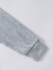 Boy's Ribbed Sweatshirt & Sweatpants Set Sporty Style Outfits