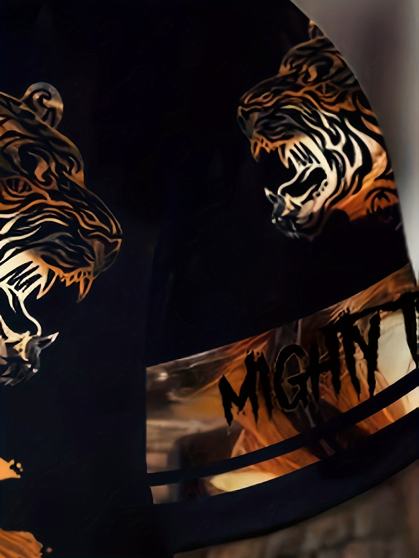 Men's Vintage 3D Animal Print T shirt | Casual Comfort Crew Neck Tee