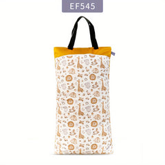 Large Capacity Waterproof Diaper Bag Reusable Wet Bag with Two Zippers