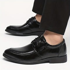 Men's Pointed Toe Derby Shoes Non Slip Dress Shoes For Wedding Business