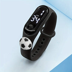 Kids Sport Bracelet LED Digital Watch Soccer Ball Detail
