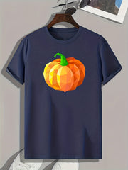 Halloween Pumpkin Graphic Tee for Men