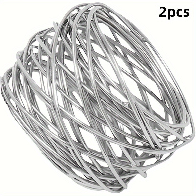 Napkin Ring Mesh Holder Set Of 2pcs For Party Dining Table Decoration