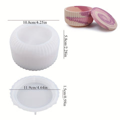 Candle Jar Silicone Mold DIY for Candle Holder Making