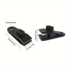 12pcs Camping Tarp Clips Lock Grip Clamps Outdoor Camping