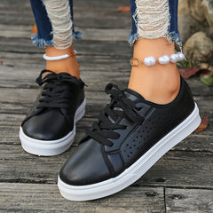 Women's Hollow Out Lace-up Sports Shoes Comfortable Leisure Style