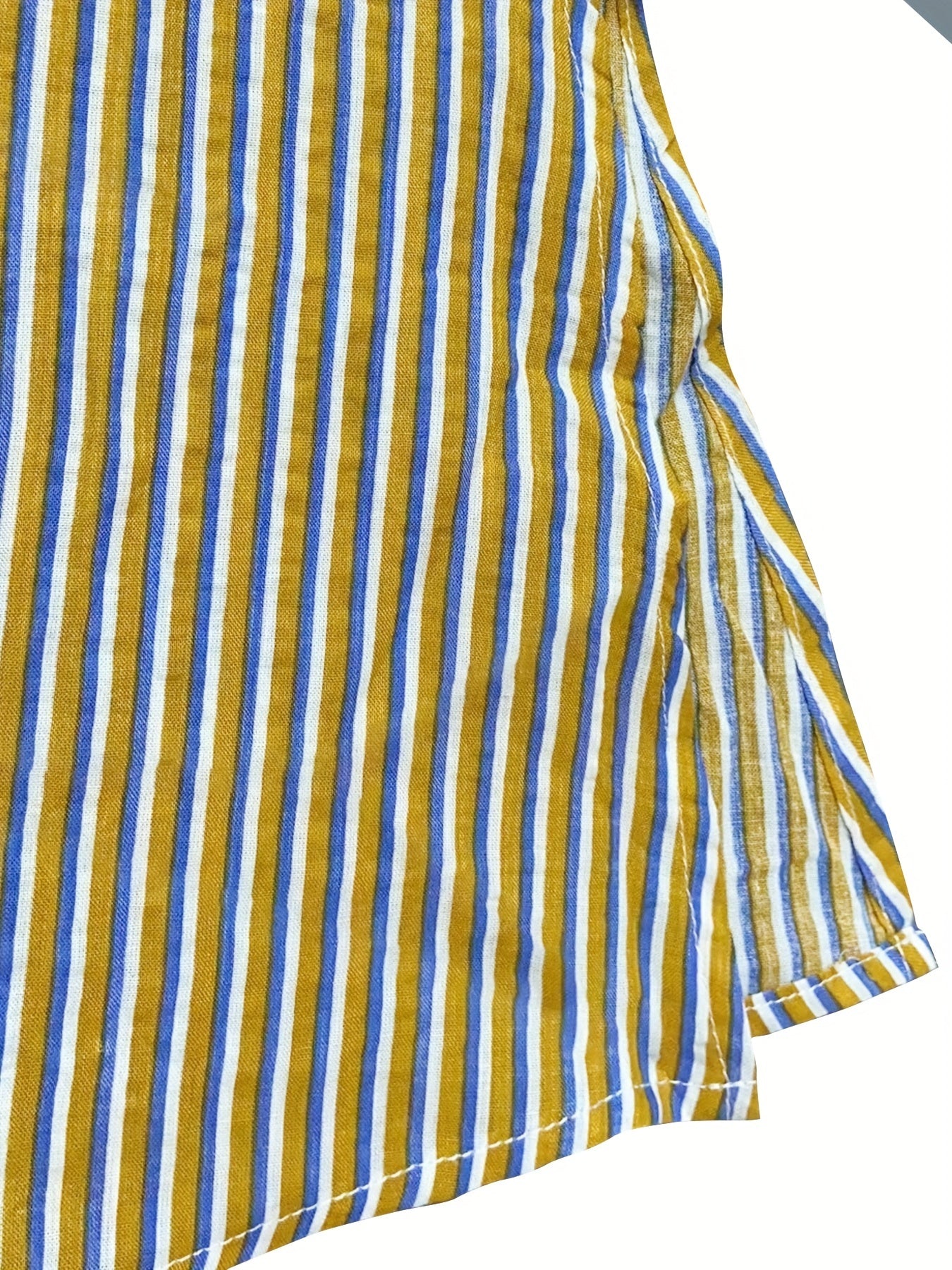 Stripe Print Maxi Dress