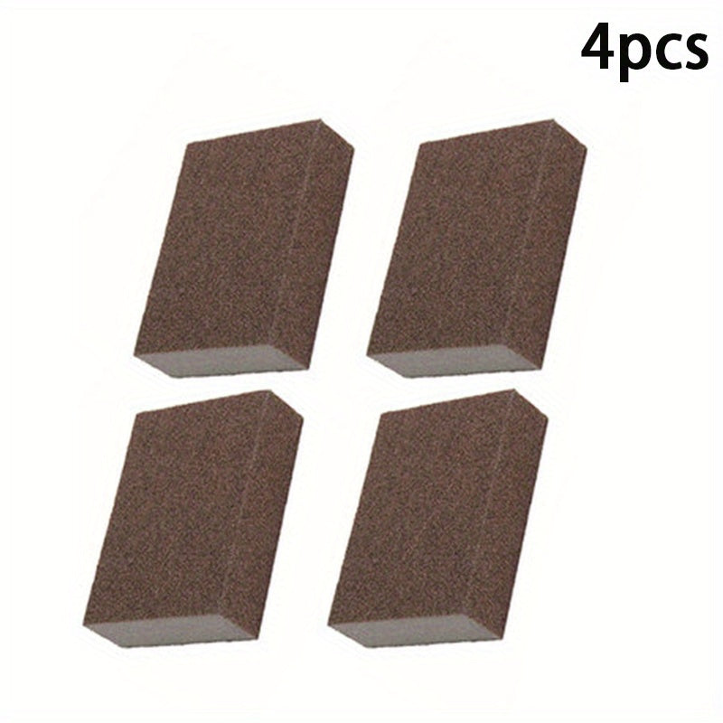 8pcs Sanding Sponges Metal Wood Polishing Kitchen Grill Cleaning Tools
