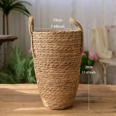 Nordic Woven Flower Basket Home Storage Living Room Decoration