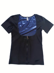 Sauna Shirt Body Shape Weight Loss Fitness Top For Women