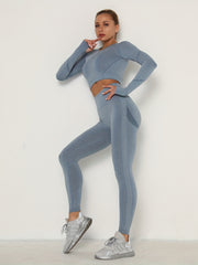 Women's Seamless High Elastic Yoga Running Suit