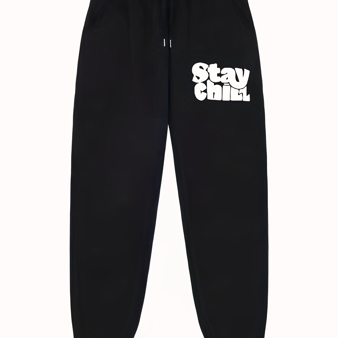 Men's Letter Print Joggers Casual Loose Fit Pants