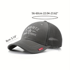 Unisex Mesh Trucker Baseball Cap Hip Hop Embroidered Hat