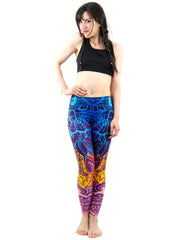 Graphic Print Skinny Leggings Casual Stretchy Leggings Women's Clothing